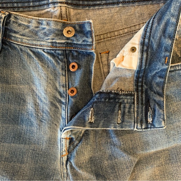 Diesel Vintage Jeans Bootcut Distressed Y2K 33 x 31 Button Fly 2000s Denim Mens - Picture 3 of 16